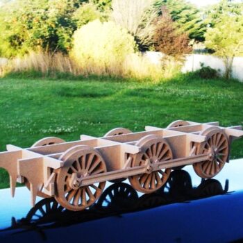 Intra απο ξύλο plywood 3mm-4mm πάχος - Jinty Wheels Δίασταση 30x30 cm Intraeaxys-ro6j527x - Image 1