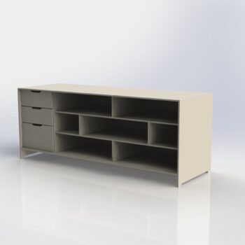 Intra απο ξύλο plywood 3mm-4mm πάχος - Ράφι Moderno κομμάτι 6 Δίασταση 30x30 cm Intraeaxys-l6o32q1n - Image 1