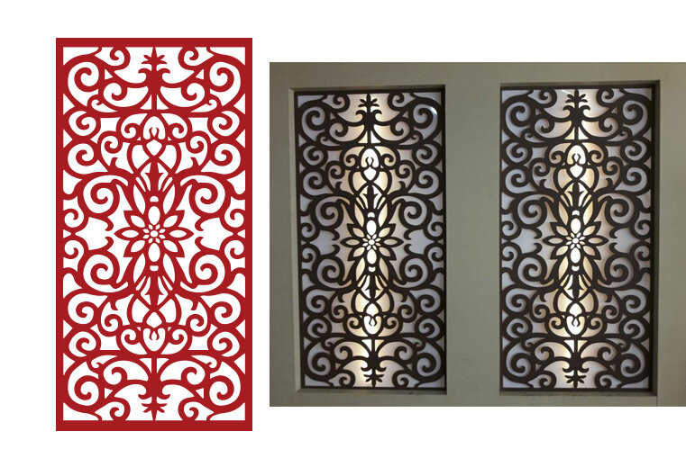 Intra απο ξύλο plywood 3mm-4mm πάχος - Σύνολο απρόσκοπτη διάνυσμα μοτίβα Δίασταση 30x30 cm Intraeaxys-pokz2joj