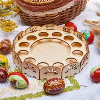 Intra απο ξύλο plywood 3mm-4mm πάχος - Πρότυπο για πασχαλινό αυγό 4mm Δίασταση 30x30 cm Intraeaxys-91jdll51 - Image 1