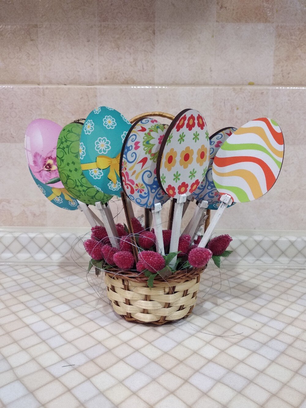 Intra απο ξύλο plywood 3mm-4mm πάχος - Κόντρα πλακέ Πάσχα Δίασταση 30x30 cm Intraeaxys-6o3yvlk7