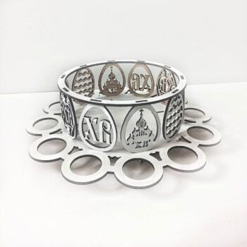 Intra απο ξύλο plywood 3mm-4mm πάχος - Σχάρα Πασχαλινών Αυγών 3mm Δίασταση 30x30 cm Intraeaxys-eo4qeew7 - Image 1