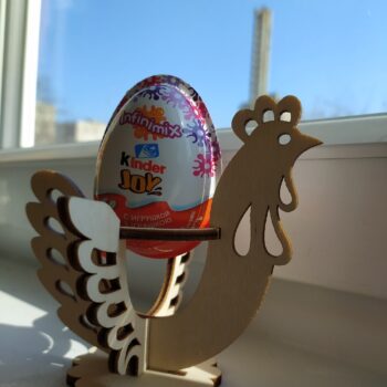 Intra απο ξύλο plywood 3mm-4mm πάχος - Ξύλινο πασχαλινό σταντ για πάρτι Δίασταση 30x30 cm Intraeaxys-ro6y0y37 - Image 1