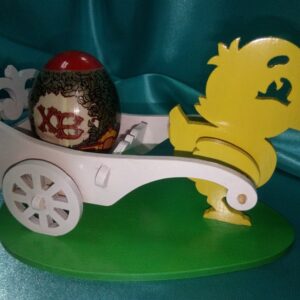 Intra απο ξύλο plywood 3mm-4mm πάχος - Πρότυπο θήκης πασχαλινών αυγών κοτόπουλου Δίασταση 30x30 cm Intraeaxys-67wlen21