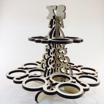 Intra απο ξύλο plywood 3mm-4mm πάχος - Stand for Easter 16 Eggs Template 6mm Δίασταση 30x30 cm Intraeaxys-eo4qndg7 - Image 1