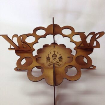 Intra απο ξύλο plywood 3mm-4mm πάχος - Πασχαλινά αυγά Stand Διανυσματικό αρχείο για ting CNC Δίασταση 30x30 cm Intraeaxys-joedkl61 - Image 1