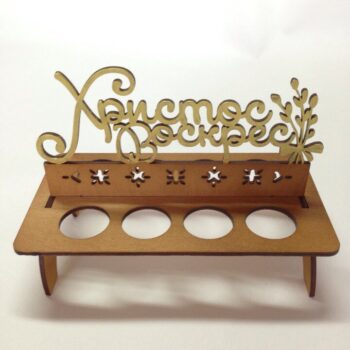 Intra απο ξύλο plywood 3mm-4mm πάχος - Ξύλινη βάση στήριξης για πασχαλινά αυγά Δίασταση 30x30 cm Intraeaxys-ro6y6967 - Image 1