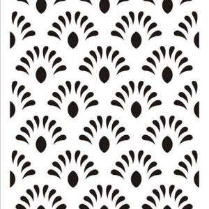 Intra απο ξύλο plywood 3mm-4mm πάχος - Μοτίβο σχεδίασης Jali Flourishing Floral Design Δίασταση 30x30 cm Intraeaxys-0753qm1z