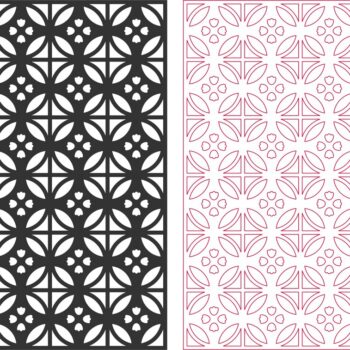 Intra απο ξύλο plywood 3mm-4mm πάχος - Ξυλογλυπτικό μοτίβο Δίασταση 30x30 cm Intraeaxys-0753wk1z - Image 1