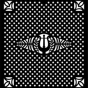 Intra απο ξύλο plywood 3mm-4mm πάχος - Παλιό ξυλόγλυπτο μοτίβο διακόσμησης τοίχου Δίασταση 30x30 cm Intraeaxys-eo26ql78 - Image 1