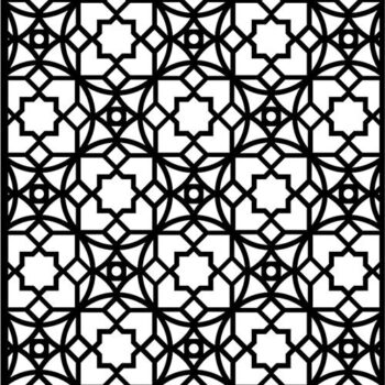 Intra απο ξύλο plywood 3mm-4mm πάχος - Μαροκινό μοτίβο σχεδίασης οθόνης Δίασταση 30x30 cm Intraeaxys-voq98672 - Image 1