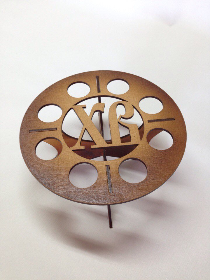 Intra απο ξύλο plywood 3mm-4mm πάχος - Πασχαλινό περίπτερο διανυσματικά σχέδια CNC Δίασταση 30x30 cm Intraeaxys-zo9y39y7