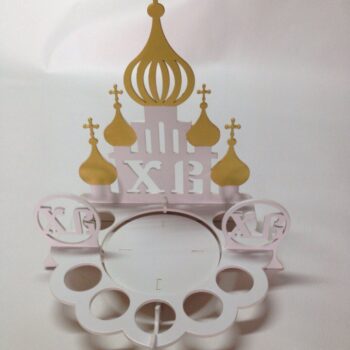 Intra απο ξύλο plywood 3mm-4mm πάχος - Δίσκος αυγών Πασχαλινό Κοντραπλακέ Βάση αυγών Δίασταση 30x30 cm Intraeaxys-qommrn5o - Image 1