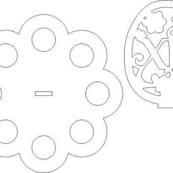 Intra απο ξύλο plywood 3mm-4mm πάχος - Στάσιμο αυγό για το Πάσχα Δίασταση 30x30 cm Intraeaxys-r1z3xmol - Image 1