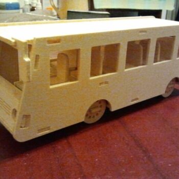 Intra απο ξύλο plywood 3mm-4mm πάχος - Αρχείο PDF Bus Δίασταση 30x30 cm Intraeaxys-6o3qj31n - Image 1