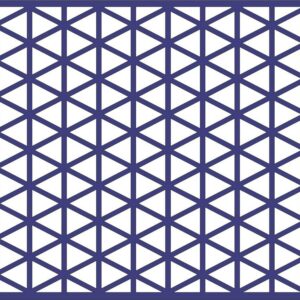 Intra απο ξύλο plywood 3mm-4mm πάχος - Επαναλαμβανόμενο μοτίβο τριγώνου Δίασταση 30x30 cm Intraeaxys-e1gvrm1l