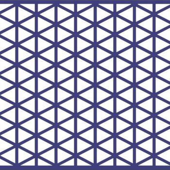 Intra απο ξύλο plywood 3mm-4mm πάχος - Επαναλαμβανόμενο μοτίβο τριγώνου Δίασταση 30x30 cm Intraeaxys-e1gvrm1l - Image 1