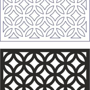 Intra απο ξύλο plywood 3mm-4mm πάχος - Διάνυσμα μοντέρνο γεωμετρικό χωρίς ραφή πρότυπο Δίασταση 30x30 cm Intraeaxys-p7yyn67q - Image 1