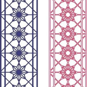 Intra απο ξύλο plywood 3mm-4mm πάχος - Άνευ ραφής σχέδιο αστεριών Δίασταση 30x30 cm Intraeaxys-pokgzj1j - Image 1