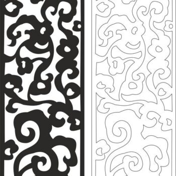 Intra απο ξύλο plywood 3mm-4mm πάχος - Λουλουδάτο μοτίβο χωρίς ραφή Δίασταση 30x30 cm Intraeaxys-voq99e72 - Image 1