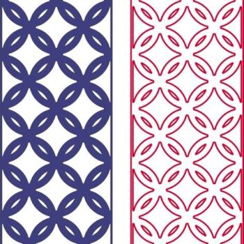 Intra απο ξύλο plywood 3mm-4mm πάχος - Γεωμετρικό σχέδιο χωρίς ραφή Δίασταση 30x30 cm Intraeaxys-075nnm7z - Image 1