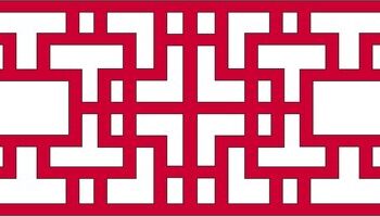 Intra απο ξύλο plywood 3mm-4mm πάχος - Διακοσμητικό μοτίβο για καφασωτό Δίασταση 30x30 cm Intraeaxys-lopgg3ow - Image 1