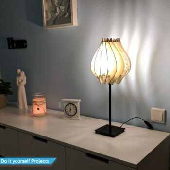 Intra απο ξύλο plywood 3mm-4mm πάχος - Χτύπημα λάμπας Δίασταση 30x30 cm Intraeaxys-6o3qv31n - Image 1