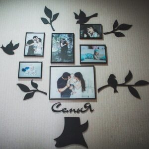 Intra απο ξύλο plywood 3mm-4mm πάχος - Δέντρο της ζωής Κορνίζα ting Δίασταση 30x30 cm Intraeaxys-qomlr513