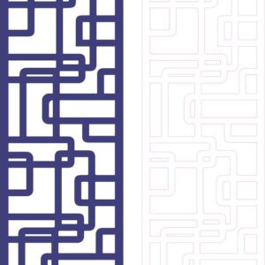 Intra απο ξύλο plywood 3mm-4mm πάχος - Διακοσμητικό μοτίβο για διαχωριστικό Δίασταση 30x30 cm Intraeaxys-ro655q1x