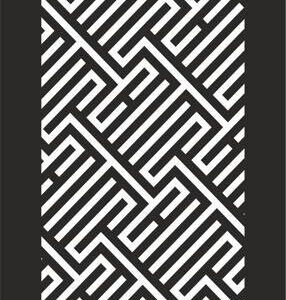 Intra απο ξύλο plywood 3mm-4mm πάχος - Αφηρημένο ριγέ γεωμετρικό διάνυσμα χωρίς ραφή πρότυπο Δίασταση 30x30 cm Intraeaxys-6o3rwqon