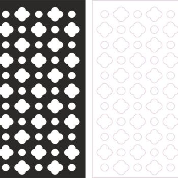 Intra απο ξύλο plywood 3mm-4mm πάχος - διάνυσμα μοτίβο Δίασταση 30x30 cm Intraeaxys-joeqpno6 - Image 1