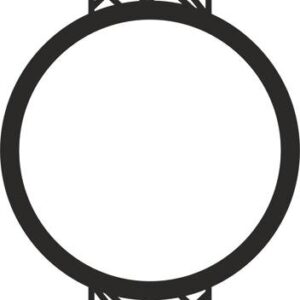 Intra απο ξύλο plywood 3mm-4mm πάχος - Παραδοσιακά σύνορα κινεζικό μοτίβο ανέμου Δίασταση 30x30 cm Intraeaxys-ro65wn1x