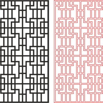 Intra απο ξύλο plywood 3mm-4mm πάχος - Μοτίβο τέχνης γεωμετρικού πλαισίου Δίασταση 30x30 cm Intraeaxys-qomgq8o3 - Image 1