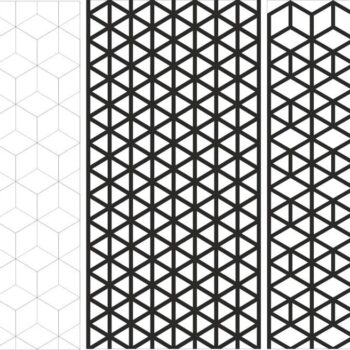 Intra απο ξύλο plywood 3mm-4mm πάχος - Άνευ ραφής αφηρημένη γραμμή μοτίβο διάνυσμα Δίασταση 30x30 cm Intraeaxys-qomqgp73 - Image 1