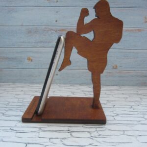 Intra απο ξύλο plywood 3mm-4mm πάχος - Telefon Stand 305 Boxer Model Δίασταση 30x30 cm Intraeaxys-ro6jdq7x