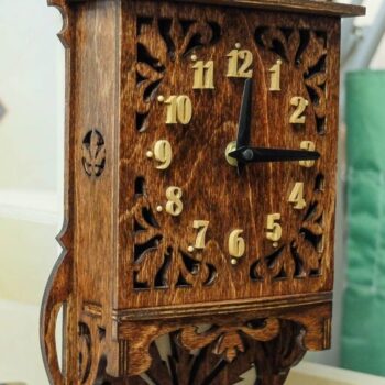 Intra απο ξύλο plywood 3mm-4mm πάχος - Κύλιση Saw μοτίβο ρολογιού Δίασταση 30x30 cm Intraeaxys-d1lzvy7m - Image 1