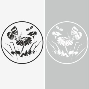 Intra απο ξύλο plywood 3mm-4mm πάχος - Διάνυσμα αυτοκόλλητο αυτοκόλλητο από γυαλί Δίασταση 30x30 cm Intraeaxys-r1zzwm1l