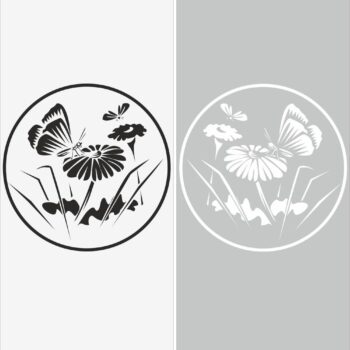 Intra απο ξύλο plywood 3mm-4mm πάχος - Διάνυσμα αυτοκόλλητο αυτοκόλλητο από γυαλί Δίασταση 30x30 cm Intraeaxys-r1zzwm1l - Image 1