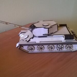 Intra απο ξύλο plywood 3mm-4mm πάχος - Δεξαμενή T-34 3 mm Δίασταση 30x30 cm Intraeaxys-ro6epn1x