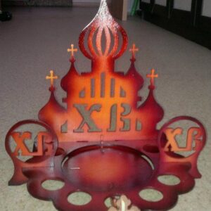 Intra απο ξύλο plywood 3mm-4mm πάχος - Αρχείο PDF Podstavka Paskhalnaya Razbornaya Δίασταση 30x30 cm Intraeaxys-r7v9lzod