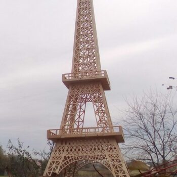 Intra απο ξύλο plywood 3mm-4mm πάχος - Αρχείο PDF Μοτίβο Πύργου του Άιφελ Δίασταση 30x30 cm Intraeaxys-eoxe2q1z - Image 1