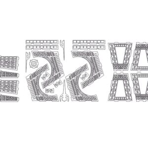 Intra απο ξύλο plywood 3mm-4mm πάχος - Πύργος του Άιφελ - 3 mm Δίασταση 30x30 cm Intraeaxys-lopyvkow