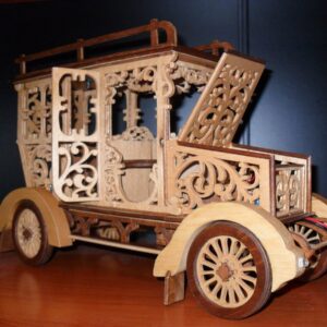 Intra απο ξύλο plywood 3mm-4mm πάχος - Αρχείο PDF 3D Classic Car Puzzle Δίασταση 30x30 cm Intraeaxys-6o3mv37n