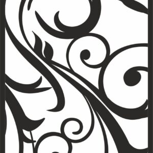 Intra απο ξύλο plywood 3mm-4mm πάχος - Διάνυσμα Floral Δίασταση 30x30 cm Intraeaxys-eo0x59og