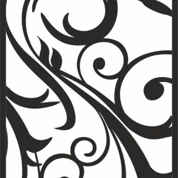 Intra απο ξύλο plywood 3mm-4mm πάχος - Διάνυσμα Floral Δίασταση 30x30 cm Intraeaxys-eo0x59og - Image 1