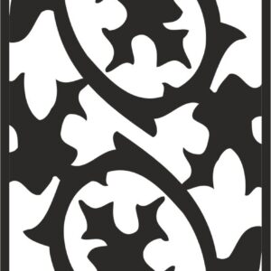 Intra απο ξύλο plywood 3mm-4mm πάχος - Διάνυσμα Floral μοτίβο Δίασταση 30x30 cm Intraeaxys-51rd83o6