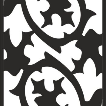 Intra απο ξύλο plywood 3mm-4mm πάχος - Διάνυσμα Floral μοτίβο Δίασταση 30x30 cm Intraeaxys-51rd83o6 - Image 1