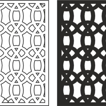 Intra απο ξύλο plywood 3mm-4mm πάχος - Γεωμετρικό σχέδιο Δίασταση 30x30 cm Intraeaxys-6o3x8ron - Image 1