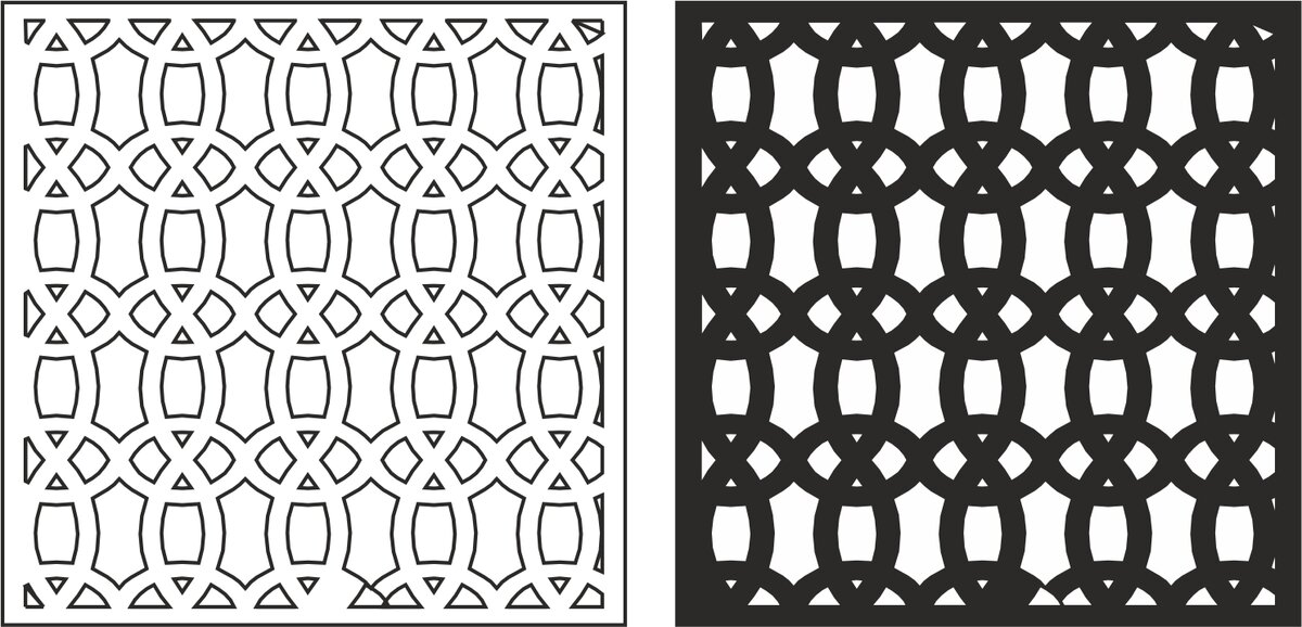 Intra απο ξύλο plywood 3mm-4mm πάχος - Γεωμετρικό σχέδιο Δίασταση 30x30 cm Intraeaxys-6o3x8ron