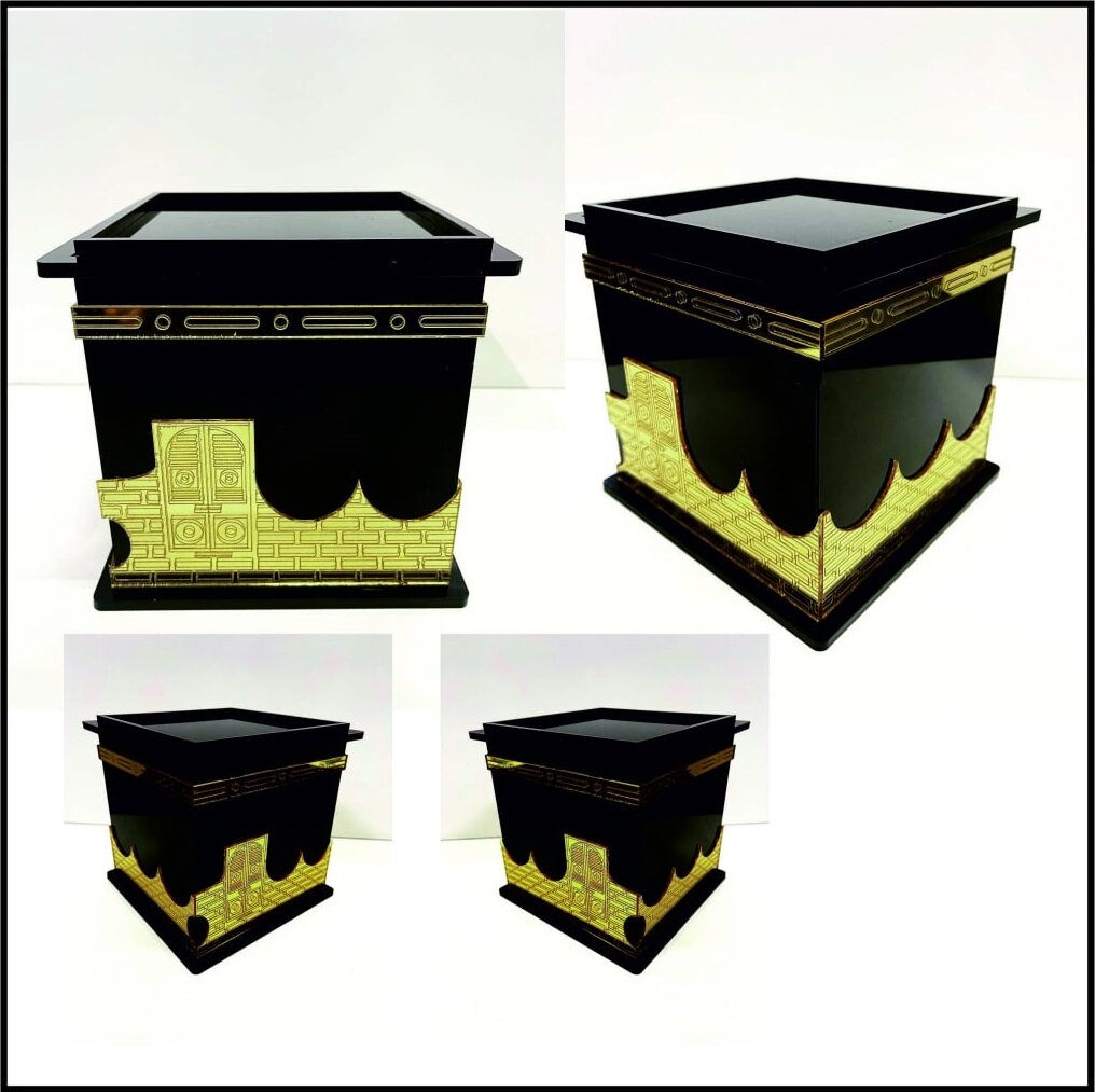 Intra απο ξύλο plywood 3mm-4mm πάχος - Ισλαμική διακόσμηση σπιτιού Κάαμπα Δίασταση 30x30 cm Intraeaxys-eo0qw801